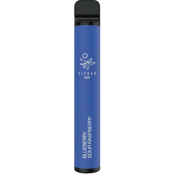 Vaper desechable ELFBAR ELF600 Blueberry Sour Raspberry 20MG