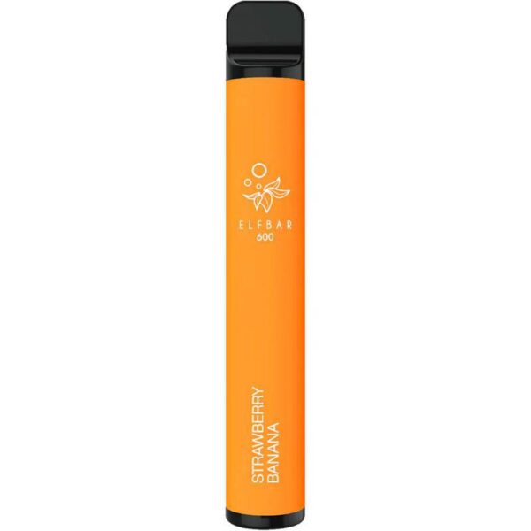 Vaper desechable ELFBAR ELF600 Strawberry Banana 20MG