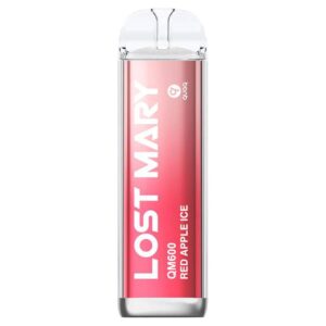 Vaper desechable ELFBAR Lost Mary QM600 Red Apple Ice 20MG
