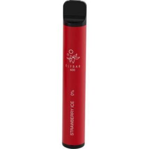 ELFBAR 600 0mg vaper desechable Strawberry Ice SIN NICOTINA