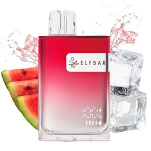 Vaper desechable ELFBAR CR8000 Watermelon Ice Sin Nicotina