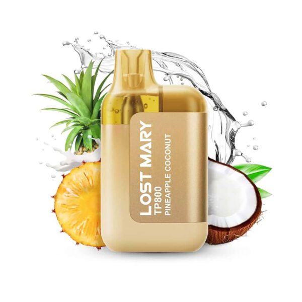 Vaper desechable Lost Mary TP800 Pineapple Coconut 20MG