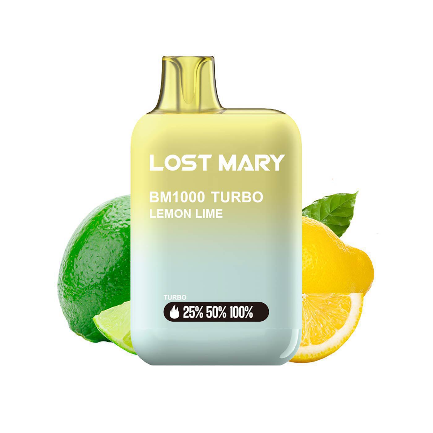 Vaper Lost Mary BM1000 TURBO Lemon Lime 20mg
