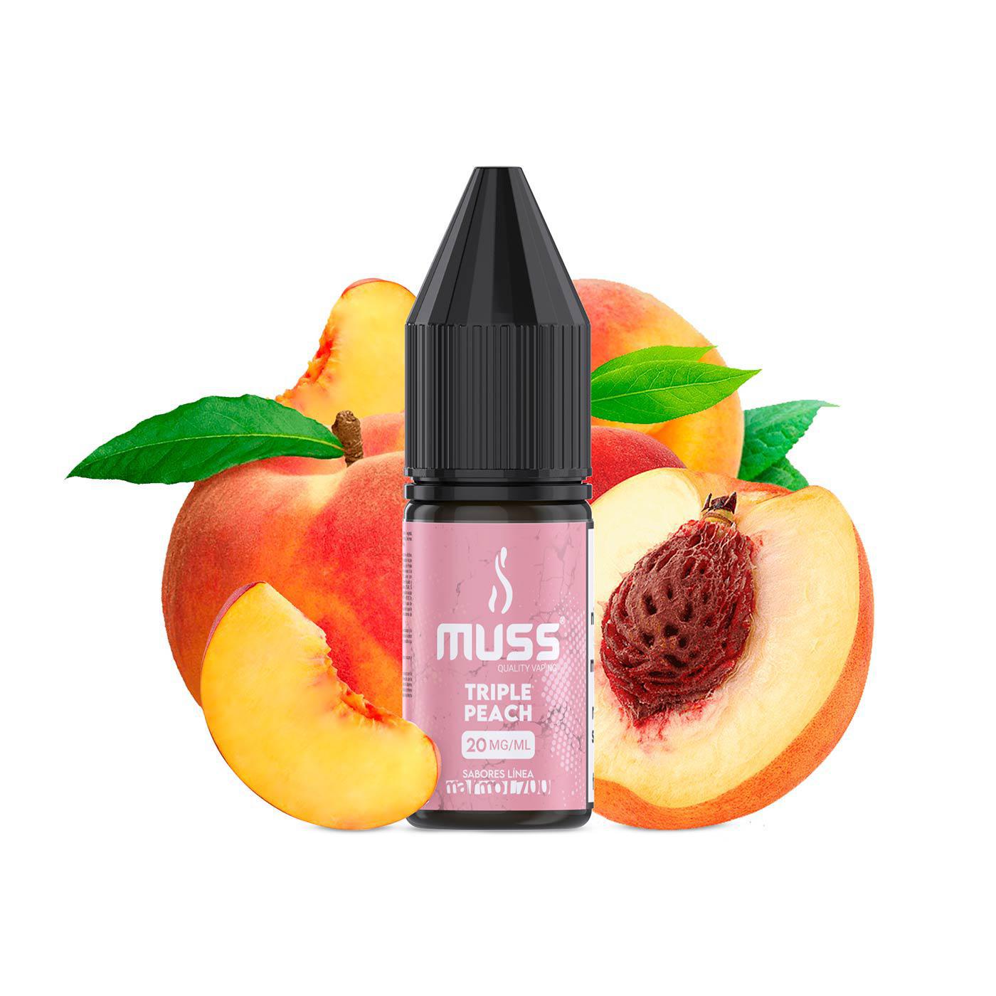Sales de Nicotina Muss Triple Peach 20mg