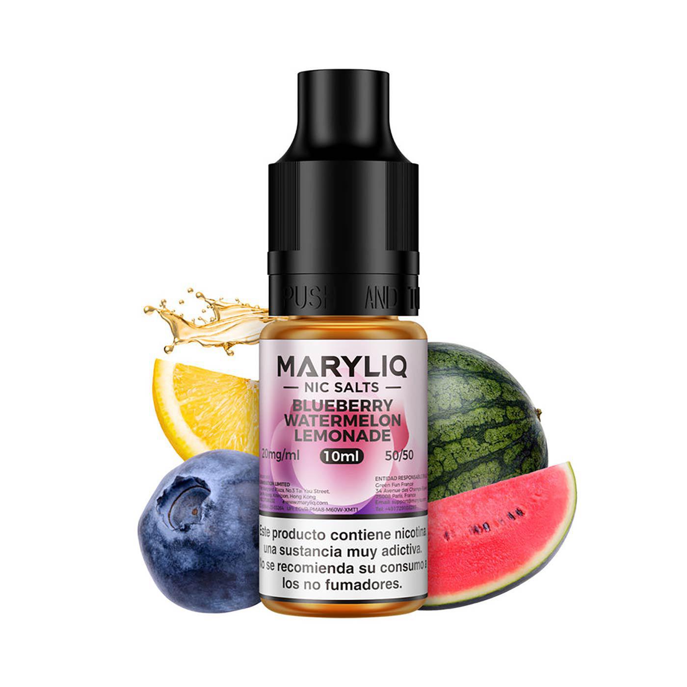 Sales de Nicotina MaryLiq by Lost Mary Blueberry Watermelon Lemonade 10mg7