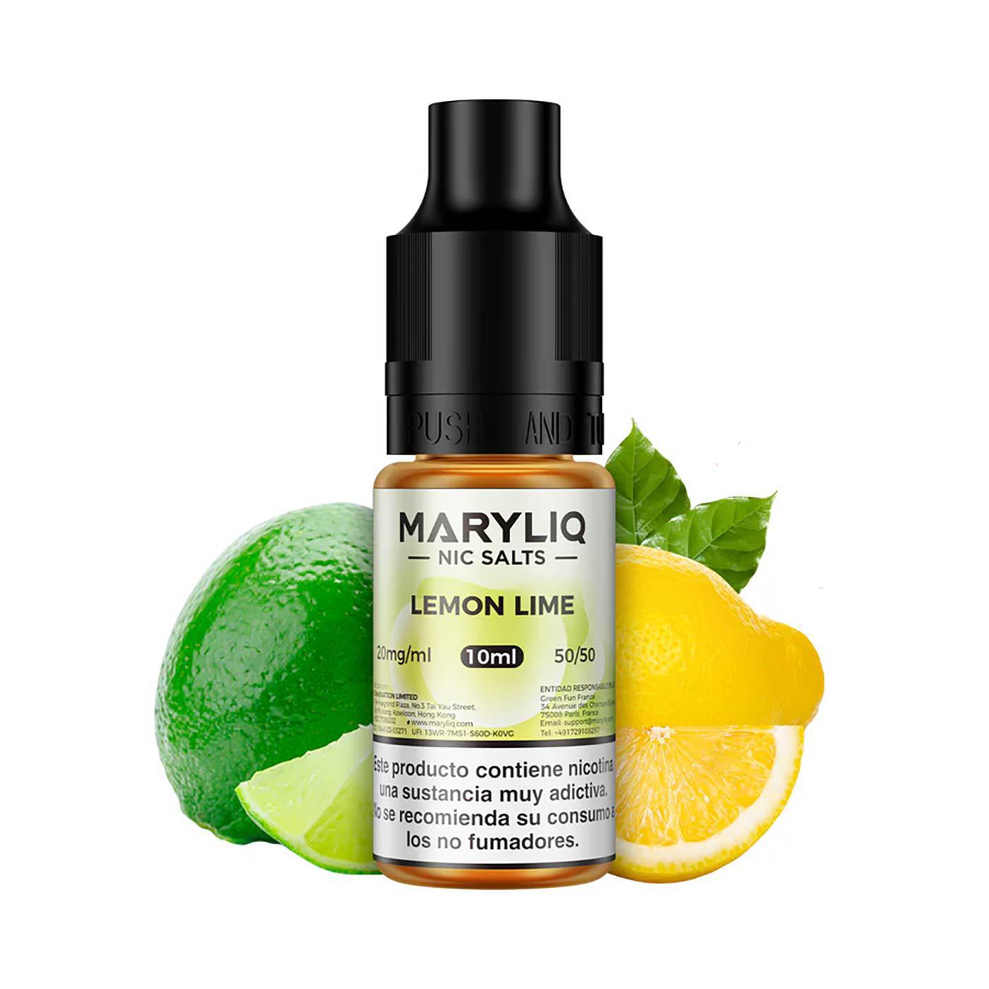 Sales de Nicotina MaryLiq by Lost Mary Lemon Lime 10mg