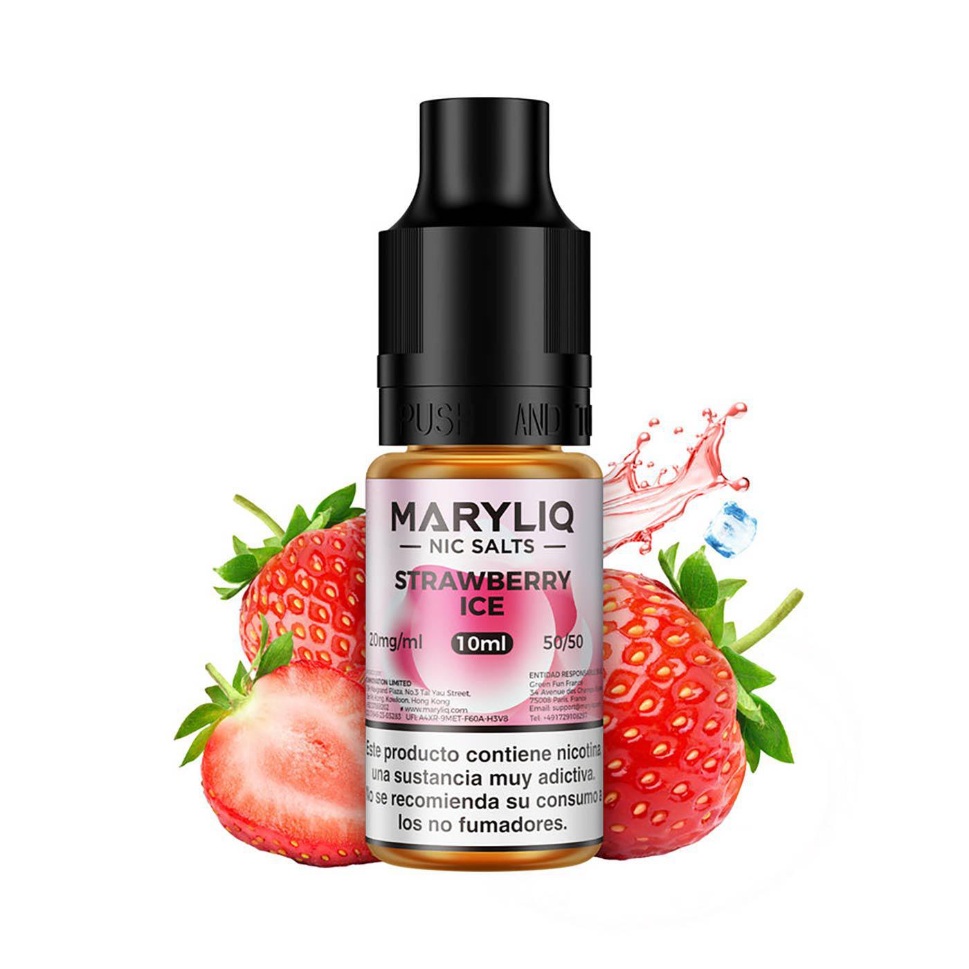 Sales de Nicotina MaryLiq by Lost Mary Strawberry Ice 10mg