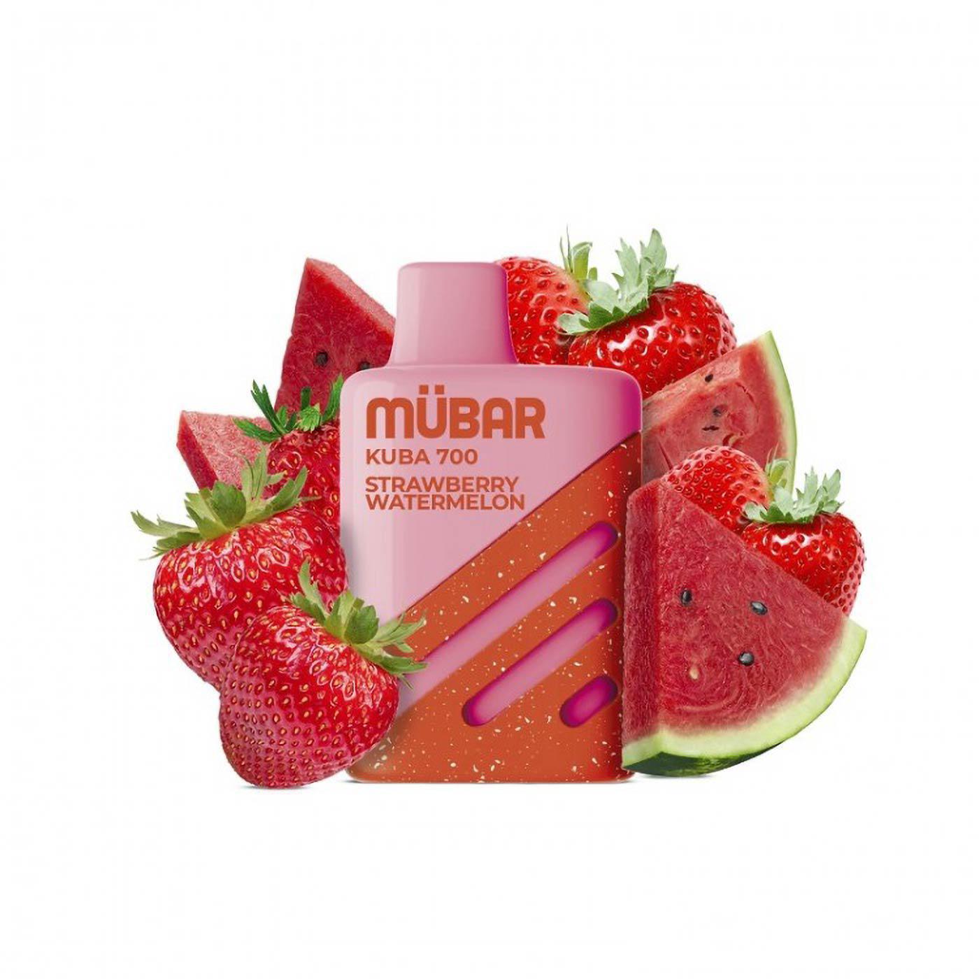 Mübar Kuba 700 Strawberry Watermelon 20mg