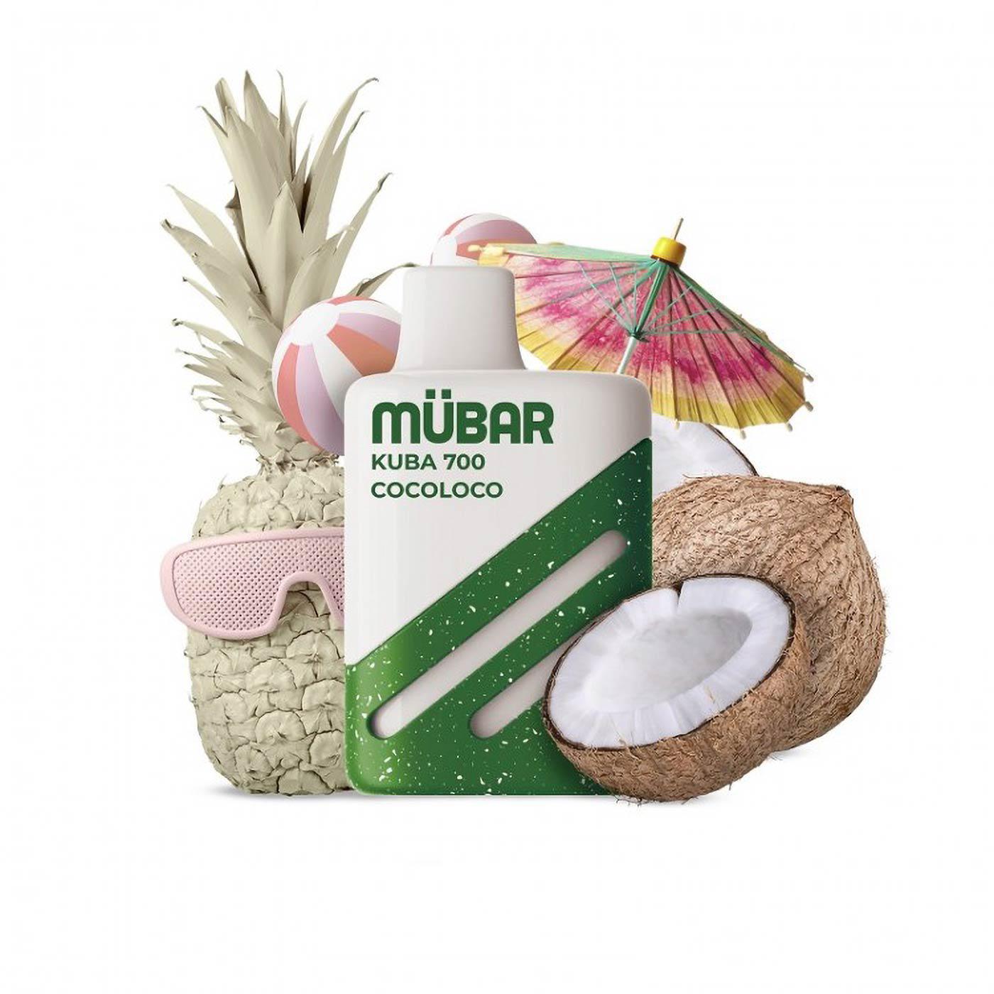 Mübar Kuba 700 Cocoloco Sin Nicotina