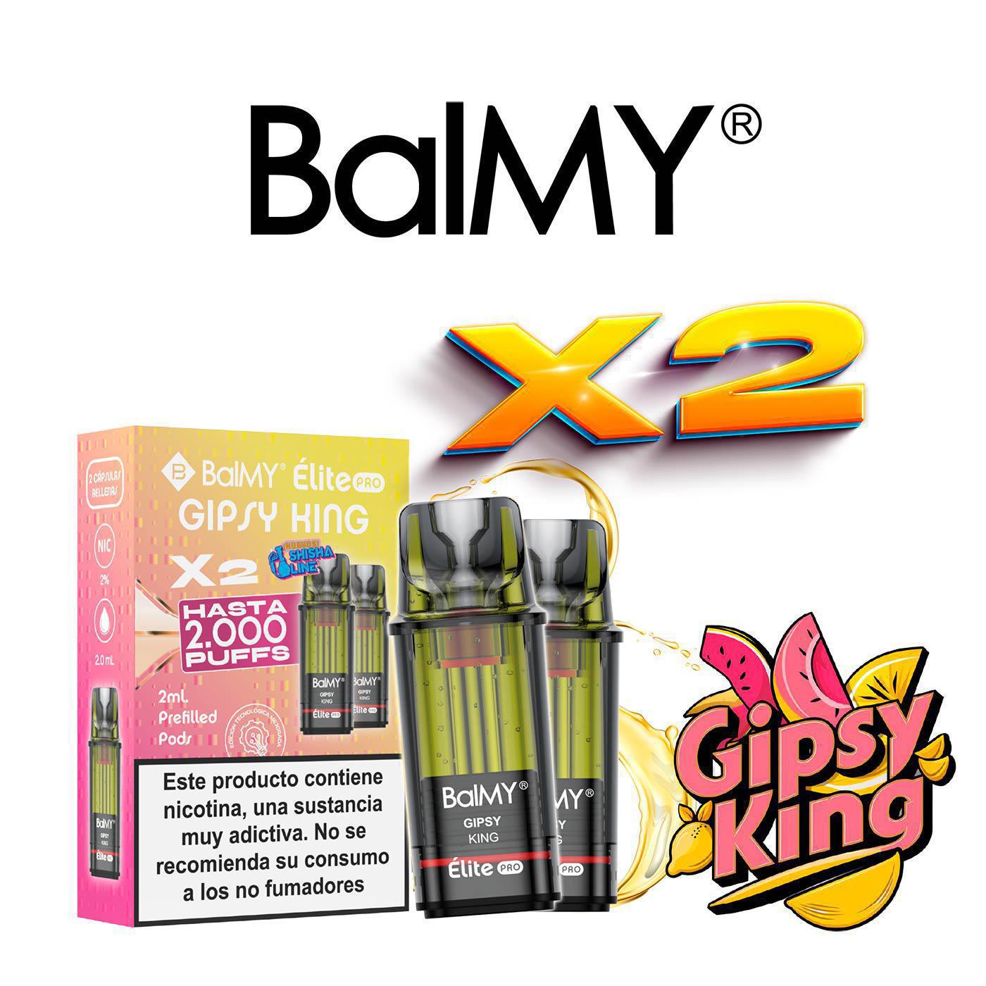 Cartucho BalMY Élite Pro Gipsy King (Pack 2 Unidades)