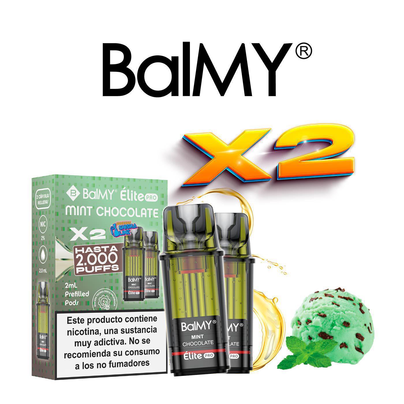 Cartucho BalMY Élite Pro Mint-Chocolate (Pack 2 Unidades)