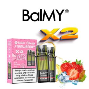 Cartucho BalMY Élite Pro Strawberry (Pack 2 Unidades)