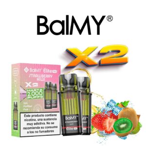 Cartucho BalMY Élite Pro Strawberry Kiwi (Pack 2 Unidades)