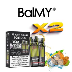 Cartucho BalMY Élite Pro Tobacco (Pack 2 Unidades)