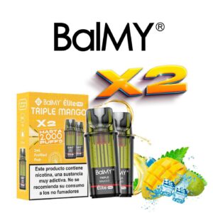 Cartucho BalMY Élite Pro Triple Mango (Pack 2 Unidades)