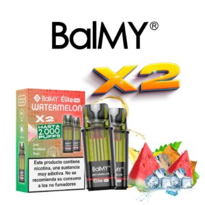 Cartucho BalMY Élite Pro Watermelon (Pack 2 Unidades)