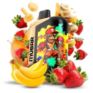 Mübar Eden Beast 50K Strawberry Banana Sin Nicotina 18ML