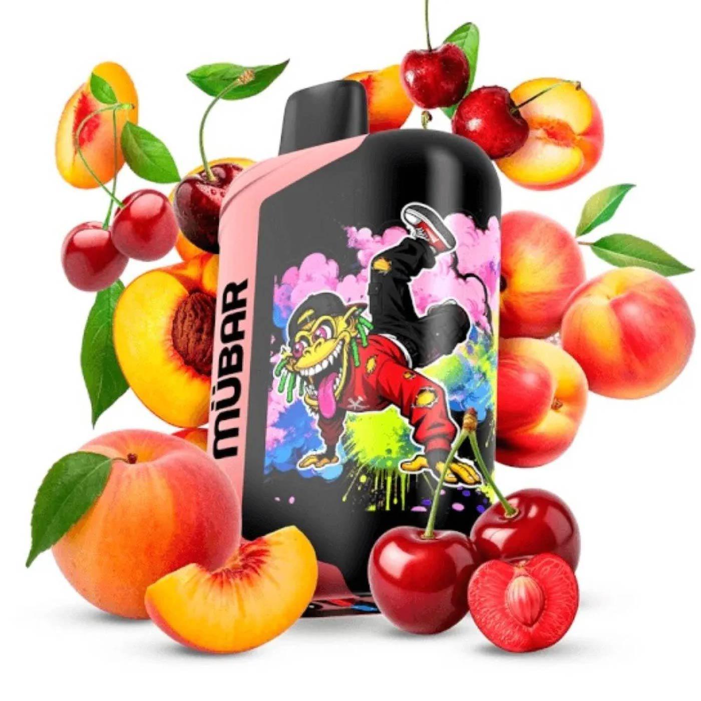 Mübar Eden Beast 50K Cherry Peach Sin Nicotina 18ML