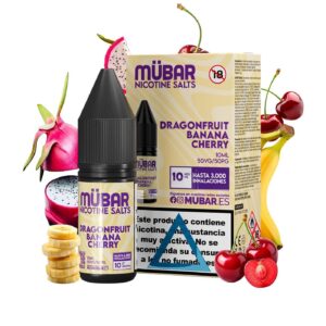 Sales de Nicotina Mübar Dragonfruit Banana Cherry 10mg