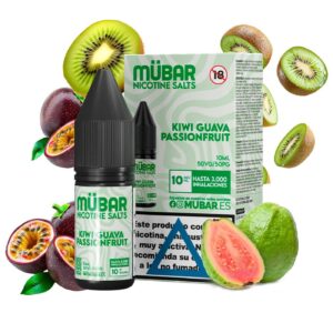 Sales de Nicotina Mübar Kiwi Guava Passionfruit 10mg
