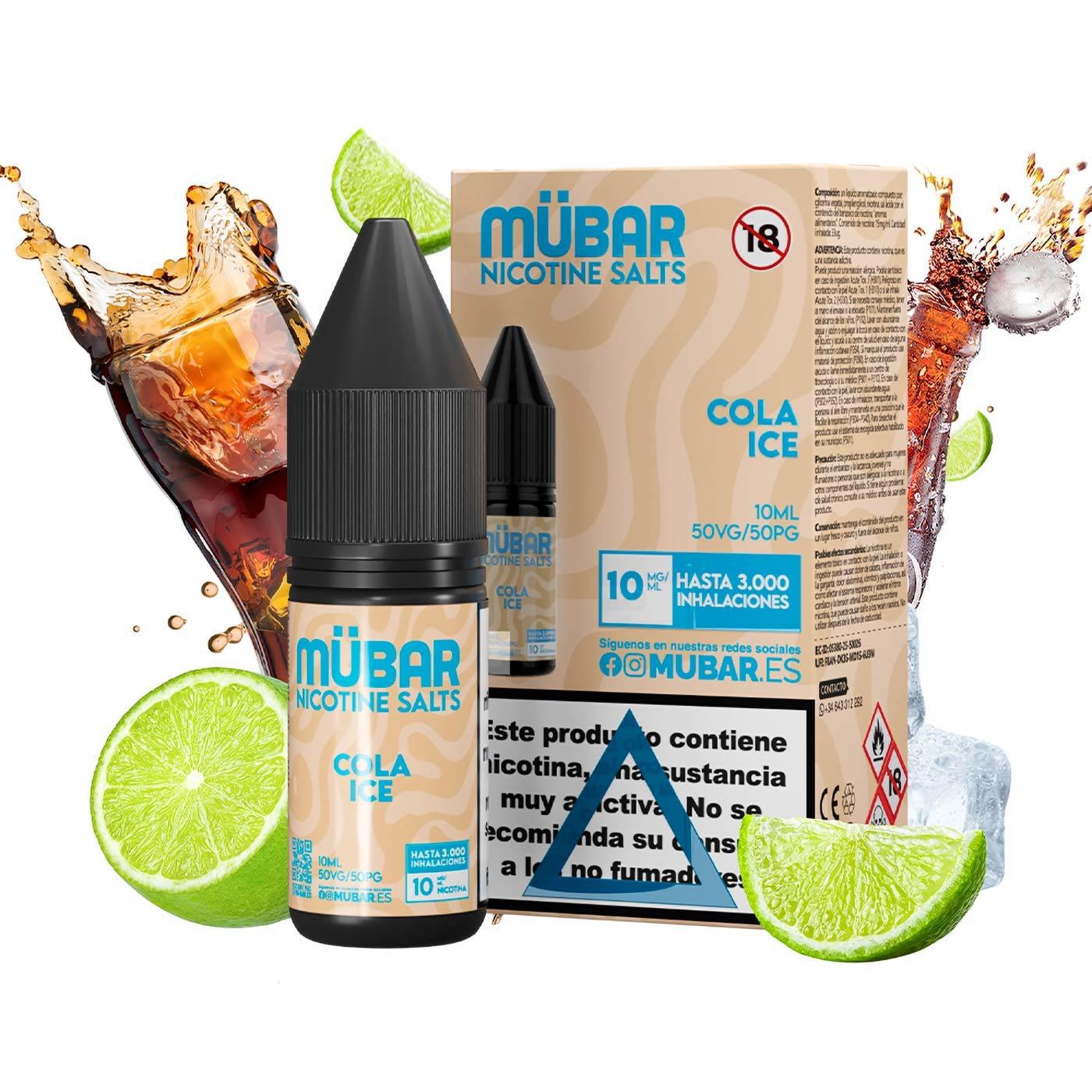 Sales de Nicotina Mübar Cola Ice 10mg