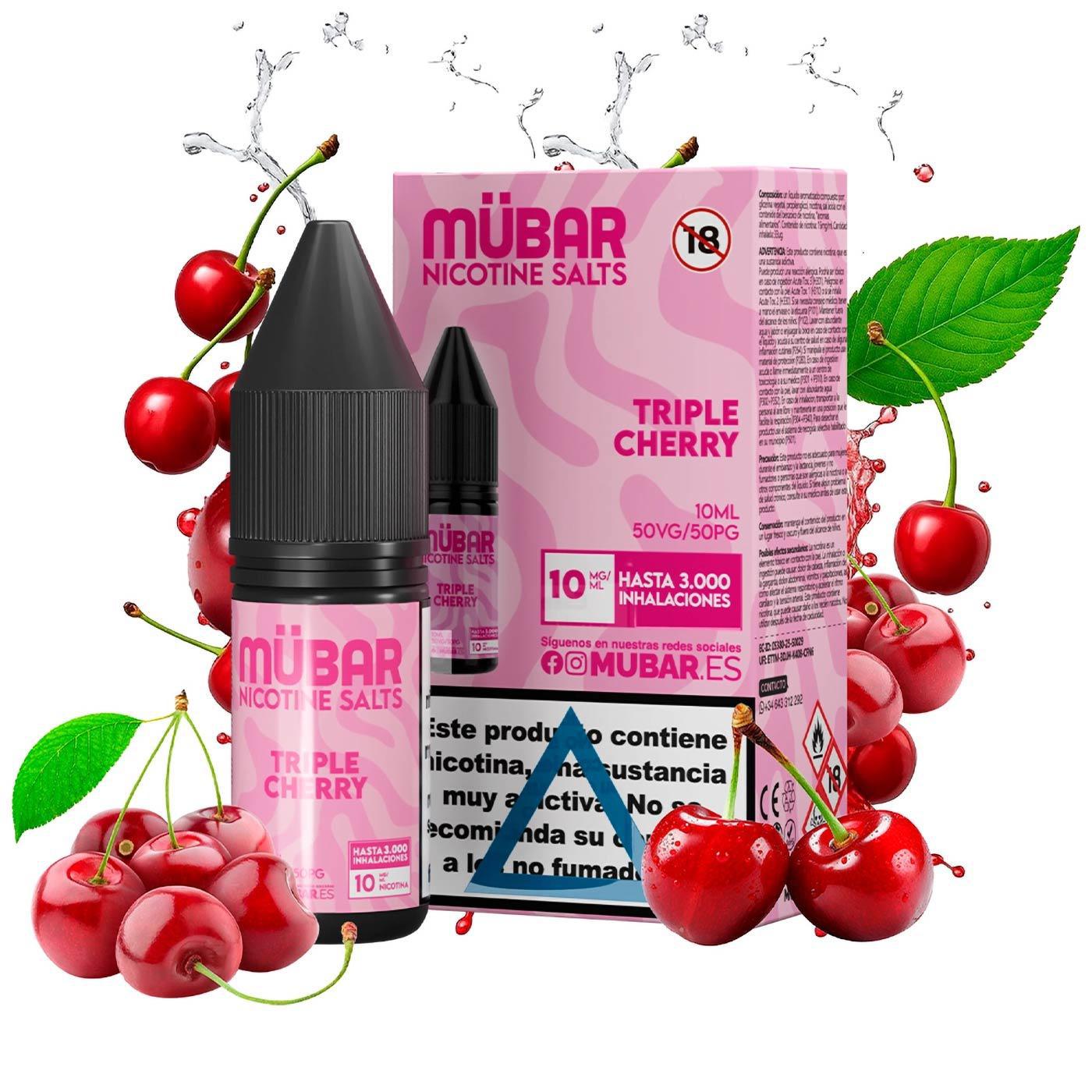 Sales de Nicotina Mübar Triple Cherry 10mg