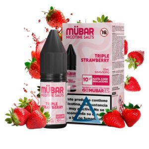 Sales de Nicotina Mübar Triple Strawberry 10mg