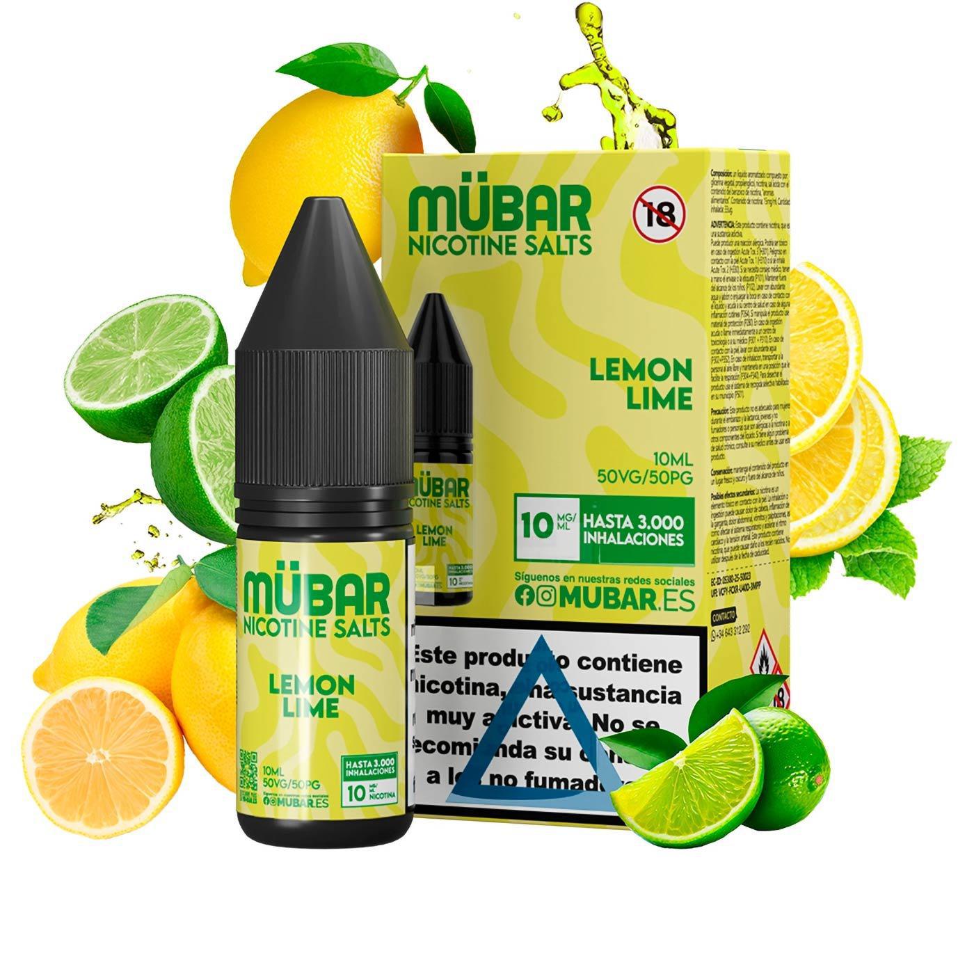 Sales de Nicotina Mübar Lemon Lime 10mg