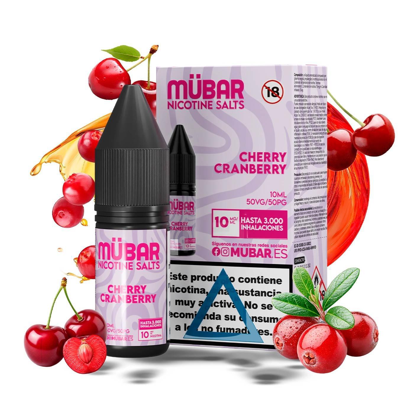 Sales de Nicotina Mübar Cherry Cranberry 10mg