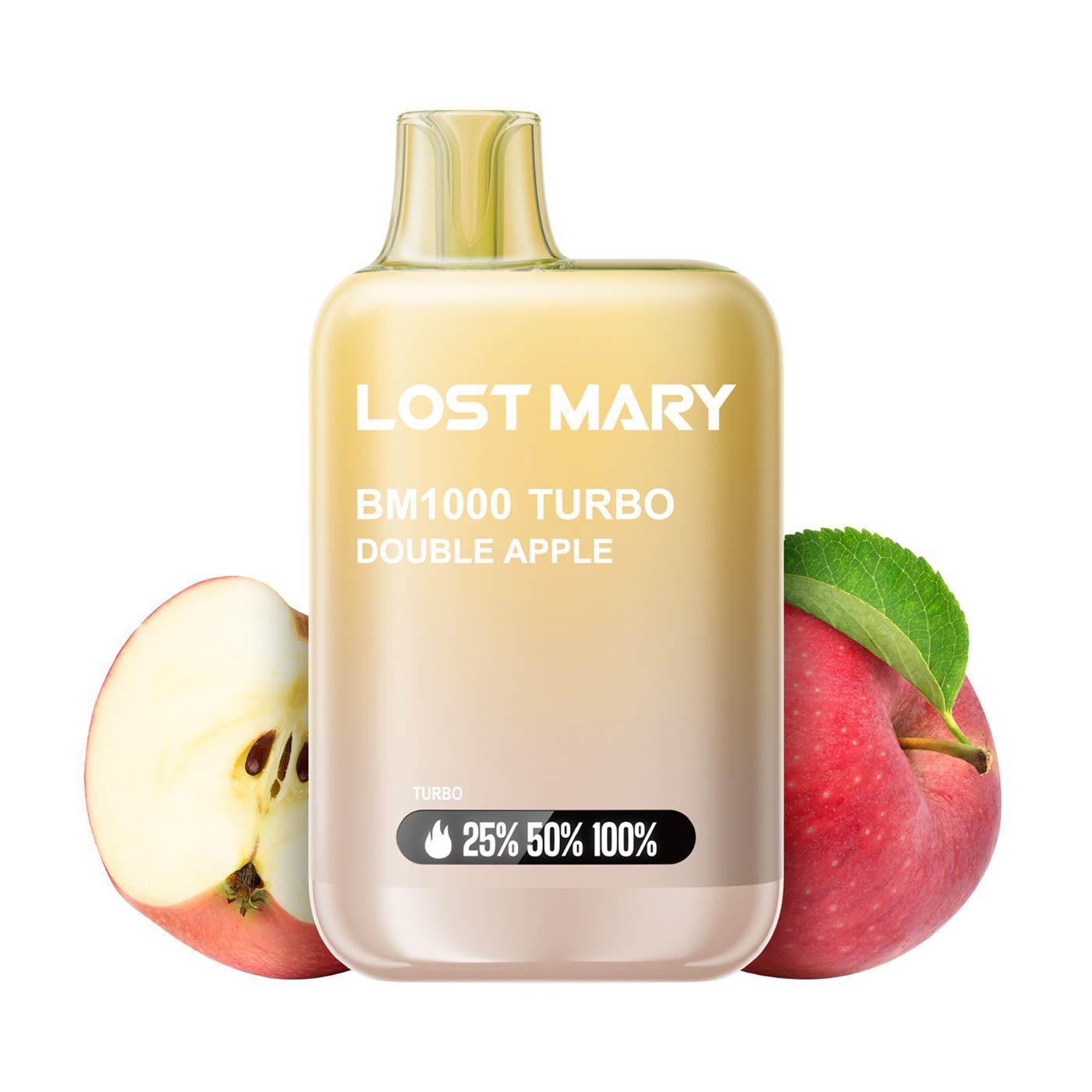 Vaper Lost Mary BM1000 TURBO Double Apple 20mg