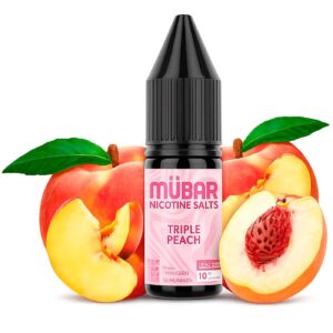 Sales de Nicotina Mübar Triple Peach 10mg