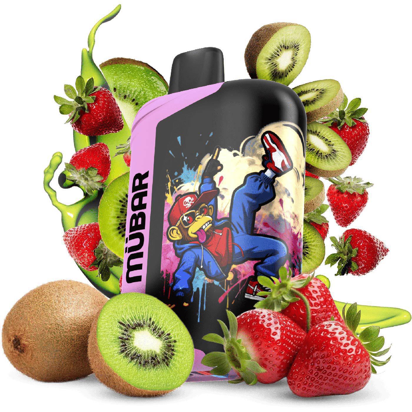 Mübar Eden Beast 50K Strawberry Kiwi Sin Nicotina 18ML
