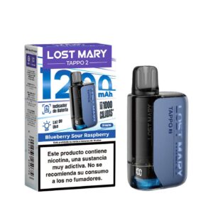 Vaper recargable Lost Mary Tappo 2 Kit Blueberry Sour Raspberry
