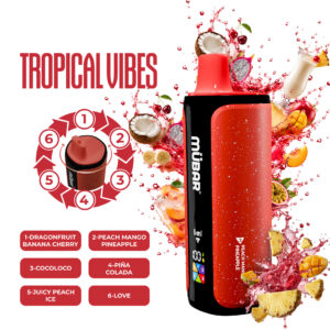 Mübar 6 en 1 240K Tropical Vibes Sin Nicotina